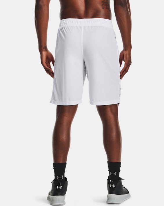 Men's UA Baseline Speed 10" Shorts, White, pdpMainDesktop image number 1